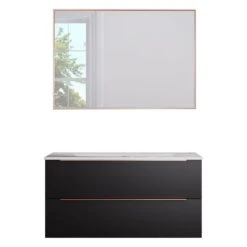 Pianura Lucia Badmöbel Set 82 Cm Mit LED-Lichtspiegel