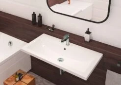 Cersanit Como Waschtisch 100 Cm Mit 1 Hahnloch Und Überlauf