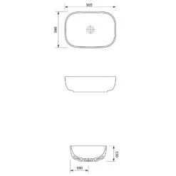 Cersanit Moduo Aufsatz-Waschtisch 50 Cm Eckig Ohne Hahnloch Und Ohne Überlauf -Badmöbel Verkäufe cersanit badkeramik moduo aufsatz waschtisch 50 4989056