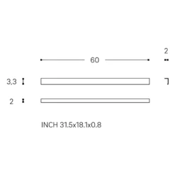 Cosmic Wish Möbelgriff (2er Set) 60 Cm -Badmöbel Verkäufe cosmic badmoebel wish zubehoer moebelgriff 2er 12491091