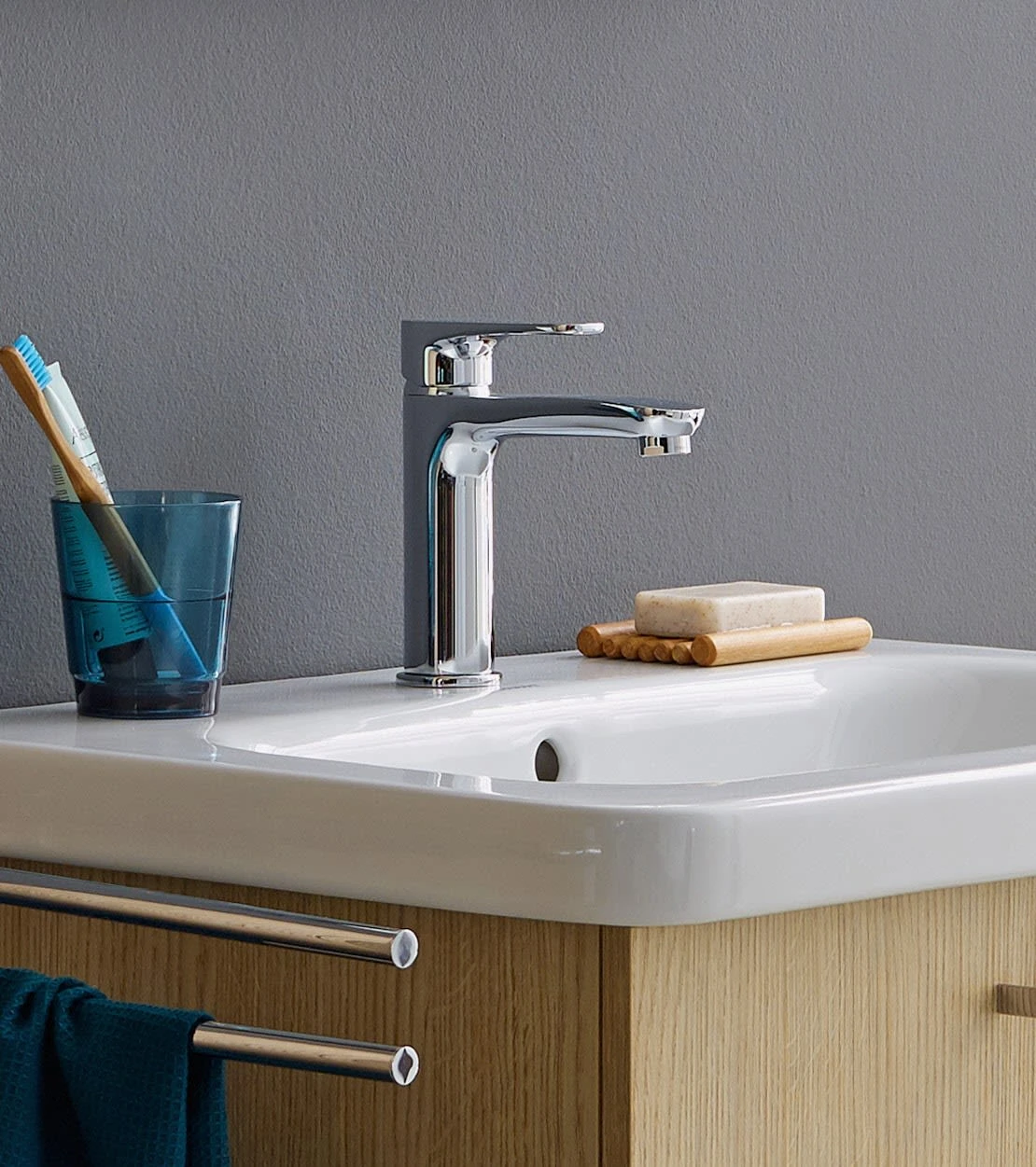 Duravit D-Code Möbelwaschtisch 85 Cm 3 Duravit D-Code Möbelwaschtisch 85 Cm – Bild 3