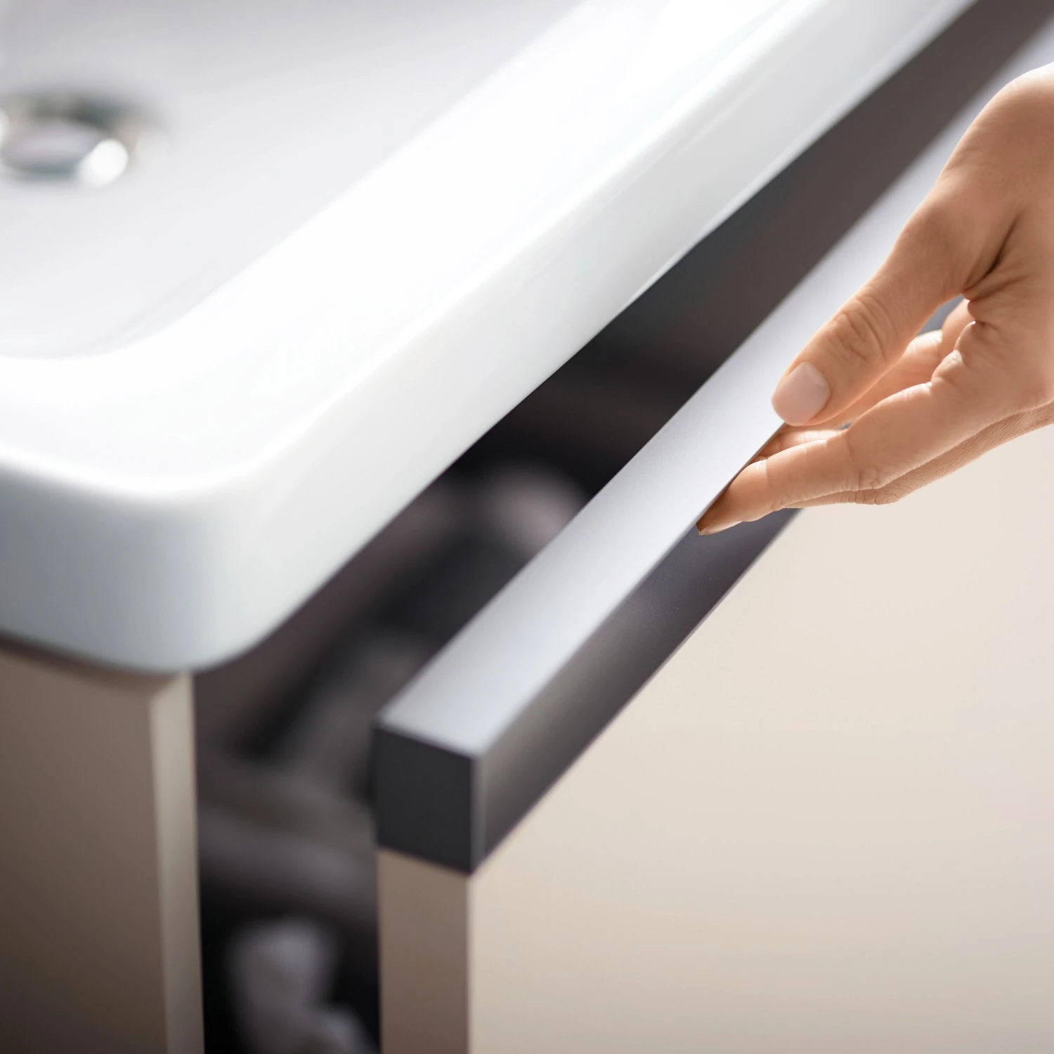 Duravit Ketho.2 Waschtischunterbau Wandhängend, 2 Auszüge, Für Becken Links, 78,4 Cm 1 Duravit Ketho.2 Waschtischunterbau Wandhängend, 2 Auszüge, Für Becken Links, 78,4 Cm