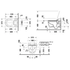 Duravit SenoWash Slim Set Mit ME By Starck Wand-WC Rimless Mit HygieneFlush 9 Duravit SenoWash Slim Set Mit ME By Starck Wand-WC Rimless Mit HygieneFlush -Badmöbel Verkäufe duravit me by starck wc senowash 5620447
