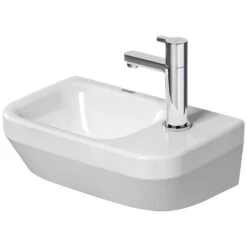 Duravit No. 1 Handwaschbecken 36 Cm, Mit 1 Hahnloch Rechts, Ohne Überlauf