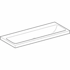 Geberit ICon Light Waschtisch 120 Cm Ohne Hahnloch, Ohne Überlauf