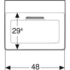 Geberit ONE Aufsatzwaschtisch, Ohne Hahnloch, Ohne Überlauf, Abgang Horizontal -Badmöbel Verkäufe geberit badkeramik und badmoebel one waschtische 7215645