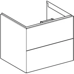 Geberit ONE Waschtischunterschrank, 2 Schubladen, 60 Cm -Badmöbel Verkäufe geberit badkeramik und badmoebel one waschtischunterschrank 7219443