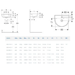 Geberit Renova Handwaschbecken 45 X 36 Cm Mit Hahnloch Ohne Überlauf 5 Geberit Renova Handwaschbecken 45 X 36 Cm Mit Hahnloch Ohne Überlauf -Badmöbel Verkäufe geberit badkeramik und badmoebel renova waschtische 3973859