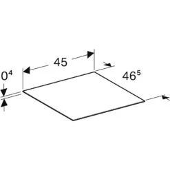 Geberit ONE Abdeckung Für Seitenschrank Und Seitenelement -Badmöbel Verkäufe geberit zubehoer one seitenschrank abdeckung und 7209687