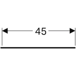 Geberit ONE Abdeckung Für Seitenschrank Und Seitenelement -Badmöbel Verkäufe geberit zubehoer one seitenschrank abdeckung und 7209732