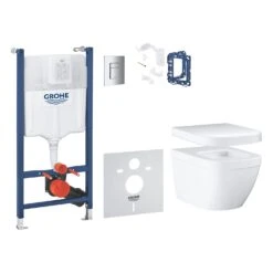 GROHE Solido 5 In 1-Set Für Wand-WC Mit Euro-Keramik, Bauhöhe 113,5 Cm -Badmöbel Verkäufe grohe installationssysteme unterputz spuelkaesten solido 5 8733356