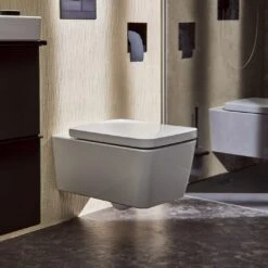 Hansgrohe EluPura Q Wand WC 540 Spülrandlos, Mit HygieneEffect -Badmöbel Verkäufe hansgrohe badkeramik elupura q wand wc 12117290