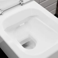 Hansgrohe EluPura Q Wand WC 540 Spülrandlos, Mit HygieneEffect -Badmöbel Verkäufe hansgrohe badkeramik elupura q wand wc 12117419