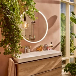 Hansgrohe Xelu Q Waschbecken 120 X 48 Cm Ungeschliffen, Mit 2x 1 Hahnloch -Badmöbel Verkäufe hansgrohe badkeramik xelu q waschbecken 120 12108072