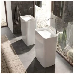 Bette Art Monolith Waschtisch 60 X 40 Cm -Badmöbel Verkäufe hersteller bette waschtische standwaschtische art monolith 1013568