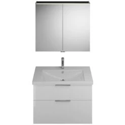 Burgbad Eqio Möbelkombination Inkl. Keramik-Waschtisch 93 Cm, Mit Griff G0146