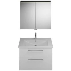 Burgbad Eqio Möbelkombination Inkl. Keramik-Waschtisch 93 Cm, Mit Stangengriff P95