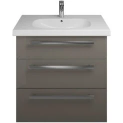 Burgbad Euro Waschtischunterschrank 75 Cm, 1 Schublade, 2 Auszüge