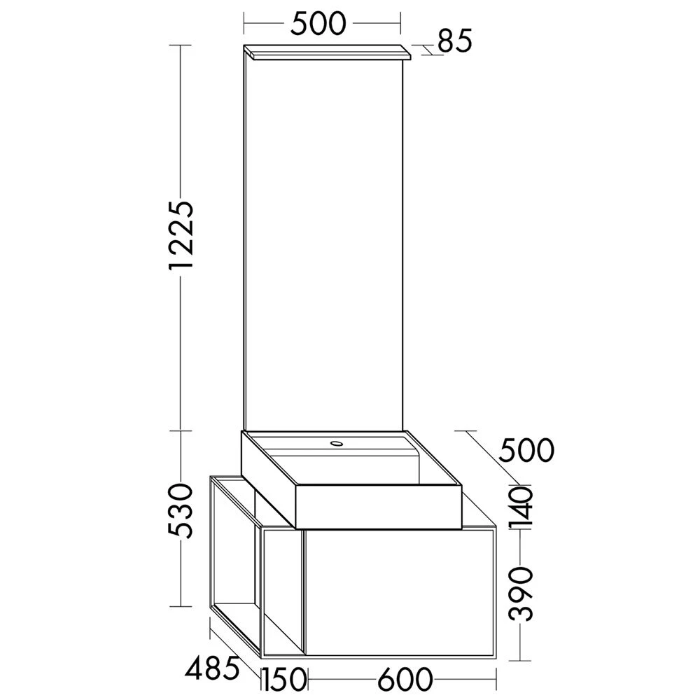 Burgbad Junit Möbelkombination 76,5 Cm Inkl. Keramik-Waschtisch Links 2 Burgbad Junit Möbelkombination 76,5 Cm Inkl. Keramik-Waschtisch Links – Bild 2