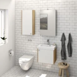 Dansani Play Möbelset Inkl. Spiegelschrank "E" Und Waschtischunterschrank Mit 1 Tür, 51 Cm -Badmöbel Verkäufe hersteller dansani play moebel sets mit 6438658