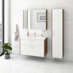 Dansani Play Möbelset Inkl. Spiegelschrank "CH" Und Waschtischunterschrank Mit 2 Schubladen, 80,5 Cm -Badmöbel Verkäufe hersteller dansani play moebel sets mit 6438730