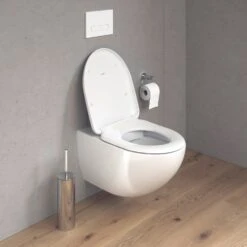 Duravit Architec Wand-WC 57,5 Cm, Tiefspüler, Durafix Inklusive -Badmöbel Verkäufe hersteller duravit architec wc wand 57 10976827