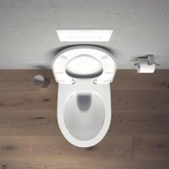 Duravit Architec Wand-WC 57,5 Cm, Tiefspüler, Durafix Inklusive -Badmöbel Verkäufe hersteller duravit architec wc wand 57 10976863