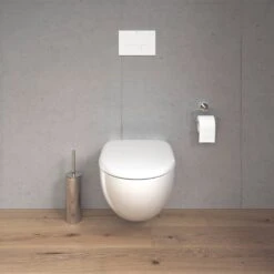 Duravit Architec Wand-WC 57,5 Cm, Tiefspüler, Durafix Inklusive -Badmöbel Verkäufe hersteller duravit architec wc wand 57 10976872