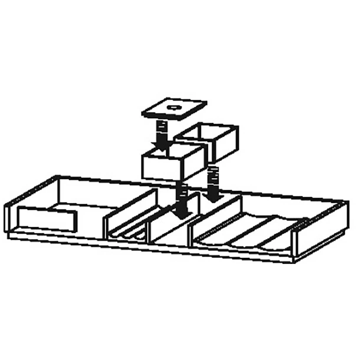 Duravit L-Cube Einrichtungssystem Für Auszug Ohne Siphonausschnitt 122 Cm 2 Duravit L-Cube Einrichtungssystem Für Auszug Ohne Siphonausschnitt 122 Cm – Bild 2