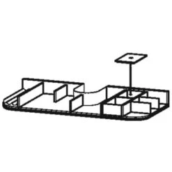 Duravit Einrichtungssystem Für Schubkasten Mit Siphonausschnitt 77,5 Cm