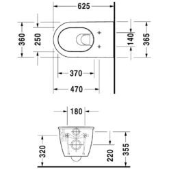 Duravit Darling New Wand-WC Für SensoWash WC-Sitz -Badmöbel Verkäufe hersteller duravit darling new wc wand 706385
