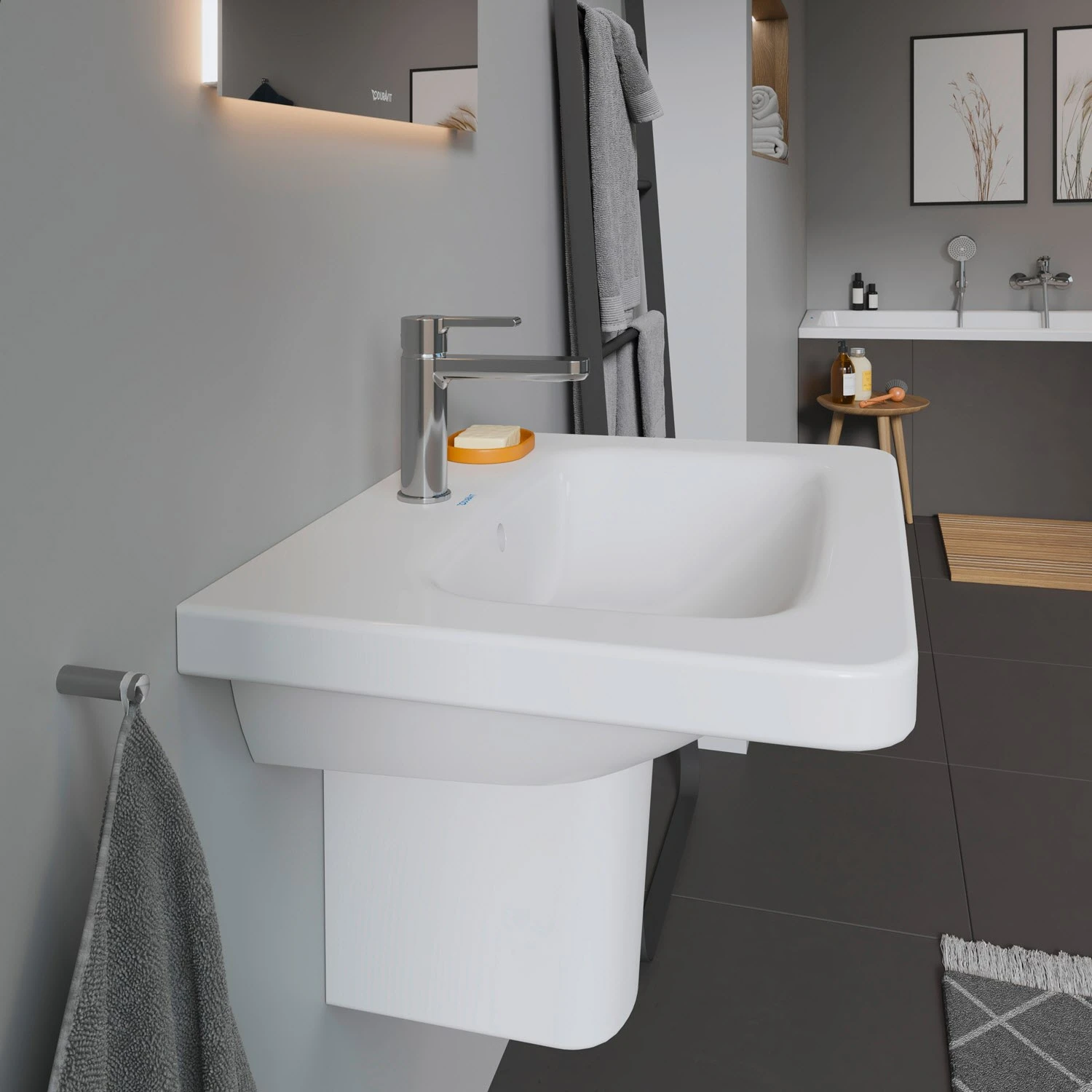 Duravit DuraStyle Möbelwaschtisch 65 Cm, Mit 1 Hahnloch 5 Duravit DuraStyle Möbelwaschtisch 65 Cm, Mit 1 Hahnloch – Bild 5