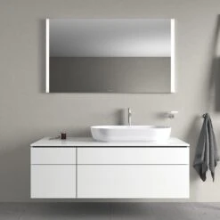 Duravit Luv Aufsatzbecken Ohne Hahnlochbank 80 X 40 Cm -Badmöbel Verkäufe hersteller duravit luv aufsatzwaschtische aufsatzbecken ohne 8491093