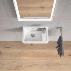 Duravit Starck 3 Handwaschbecken 40 Cm Mit 1 Hahnloch -Badmöbel Verkäufe hersteller duravit starck 3 waschtische handwaschbecken 10955213
