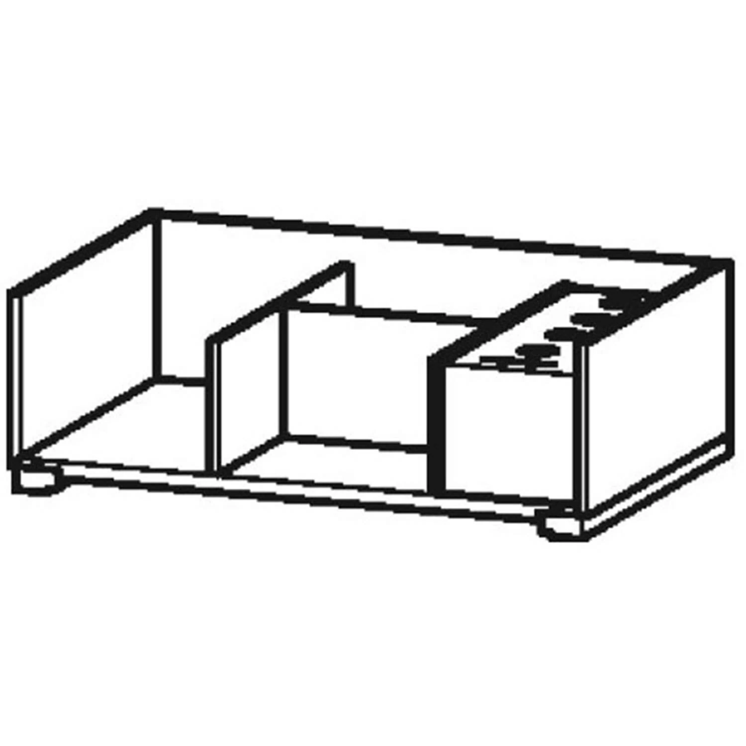 Duravit Einrichtungssystem Für Auszug Rechts Ohne Siphonausschnitt 59,2 Cm 1 Duravit Einrichtungssystem Für Auszug Rechts Ohne Siphonausschnitt 59,2 Cm