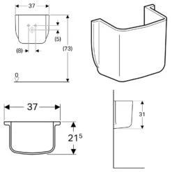 Geberit Bambini Halbsäule Für Kinder