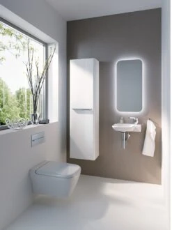 Geberit MyDay Wand-WC Tiefspüler, Rimfree