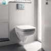 Geberit Renova Compact Sqaure Wand-WC, Tiefspüler