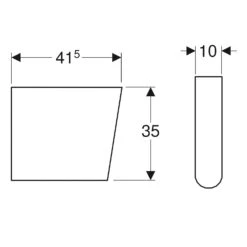 Geberit Publica Garda Träger Für Mehrzweckbecken