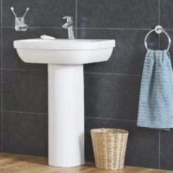 GROHE Euro Keramik Standsäule Für Waschtisch