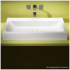 Kaldewei Cono Wandwaschtisch 3089 Mit 3 Hahnlochbohrung, 60 Cm