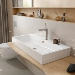 Kaldewei Puro Aufsatzwaschtisch 3156 Mit 3 Hahnlochbohrung, 46 Cm