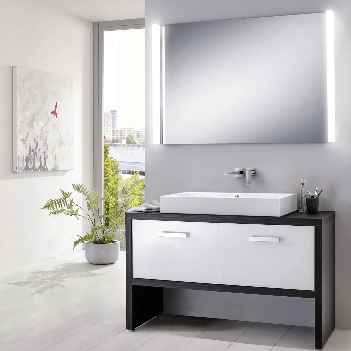 Kaldewei Puro Aufsatzwaschtisch 3156 Ohne Hahnlochbohrung, 46 Cm 2 Kaldewei Puro Aufsatzwaschtisch 3156 Ohne Hahnlochbohrung, 46 Cm – Bild 2