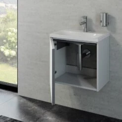 Keuco Royal Reflex Waschtisch Mit Waschtischunterschrank Und LED-Lichtspiegel, 50 Cm, Türanschlag Links 10 Keuco Royal Reflex Waschtisch Mit Waschtischunterschrank Und LED-Lichtspiegel, 50 Cm, Türanschlag Links -Badmöbel Verkäufe hersteller keuco badmoebel sets waschtisch waschtischunterbau 2162164