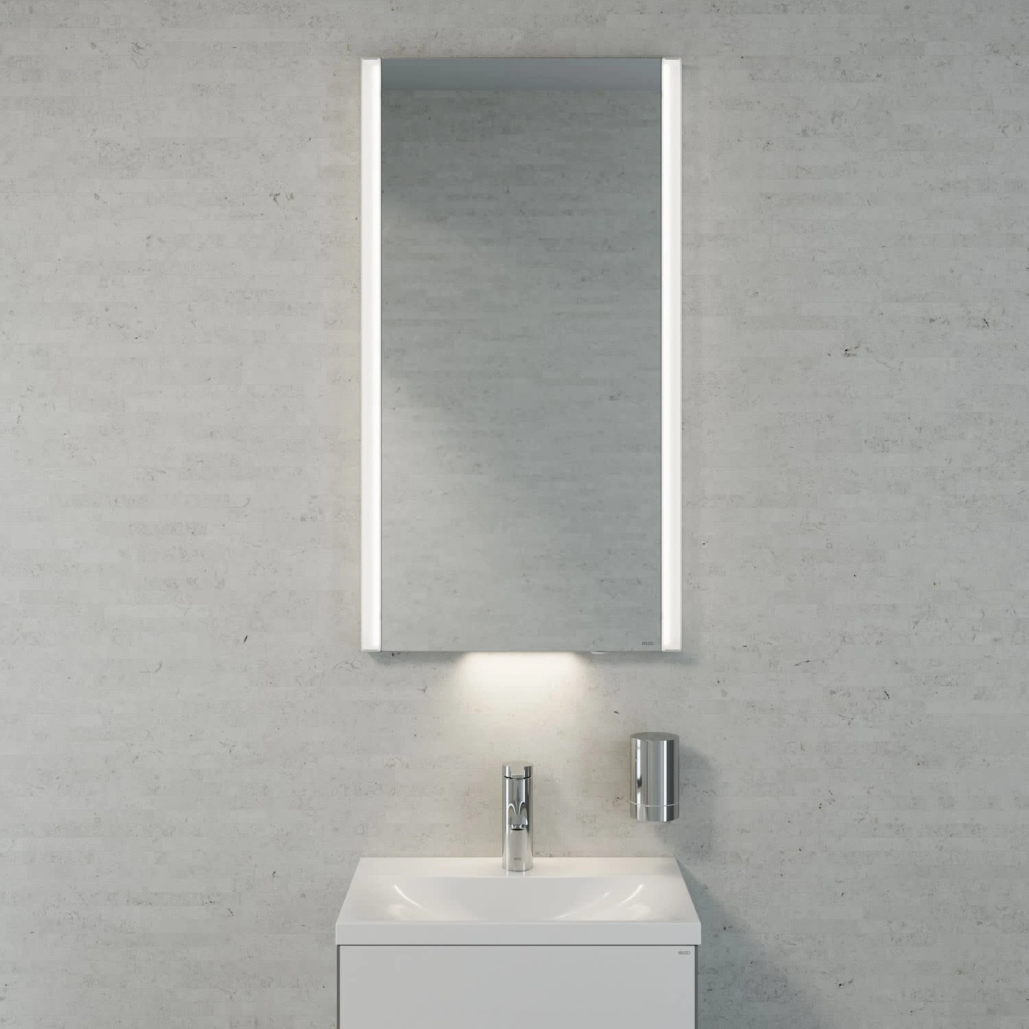 Keuco Royal Reflex Waschtisch Mit Waschtischunterschrank Und LED-Lichtspiegel, 50 Cm, Türanschlag Links 4 Keuco Royal Reflex Waschtisch Mit Waschtischunterschrank Und LED-Lichtspiegel, 50 Cm, Türanschlag Links – Bild 4