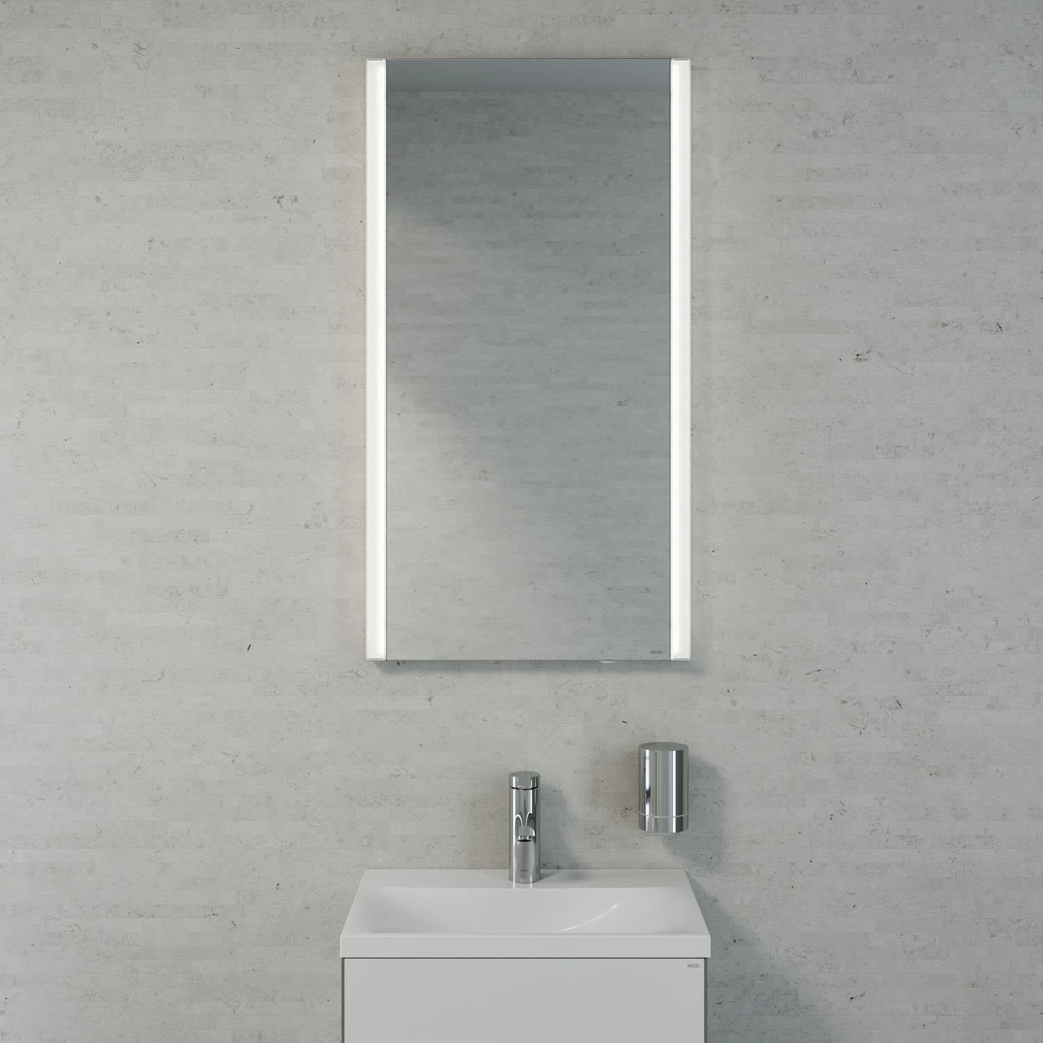 Keuco Royal Reflex Waschtisch Mit Waschtischunterschrank Und LED-Lichtspiegel, 50 Cm, Türanschlag Links 5 Keuco Royal Reflex Waschtisch Mit Waschtischunterschrank Und LED-Lichtspiegel, 50 Cm, Türanschlag Links – Bild 5