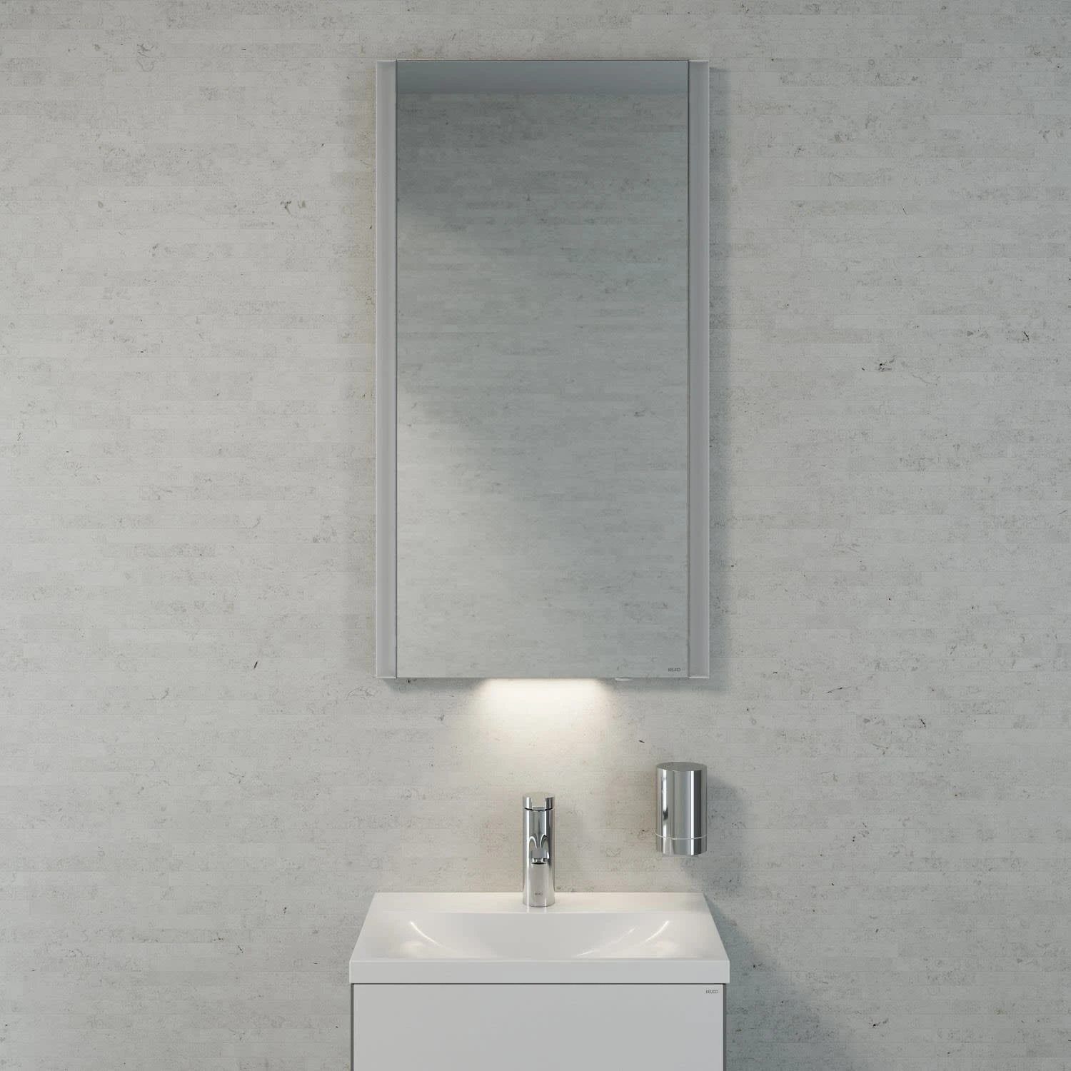 Keuco Royal Reflex Waschtisch Mit Waschtischunterschrank Und LED-Lichtspiegel, 50 Cm, Türanschlag Links 6 Keuco Royal Reflex Waschtisch Mit Waschtischunterschrank Und LED-Lichtspiegel, 50 Cm, Türanschlag Links – Bild 6