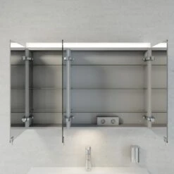 Keuco Royal Reflex Waschtisch Mit Waschtischunterschrank Und LED-Spiegelschrank, 100 Cm -Badmöbel Verkäufe hersteller keuco badmoebel sets waschtisch waschtischunterbau 2162272