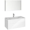 Keuco Royal Reflex Waschtisch Mit Waschtischunterschrank Und LED-Lichtspiegel, 100 Cm