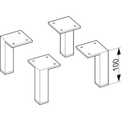 Keuco Edition 90 Möbelfüße